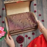 Kancheepuram Silk Peach Saree